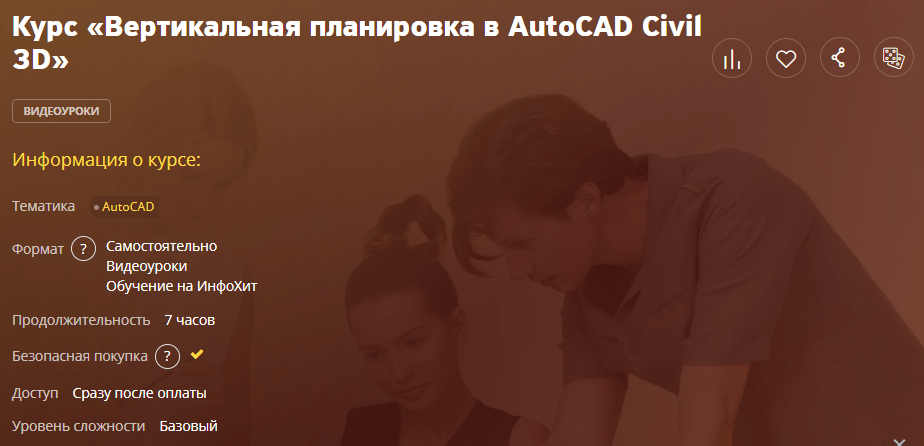 «Вертикальная планировка в AutoCAD Civil 3D» от Елены Таныгиной